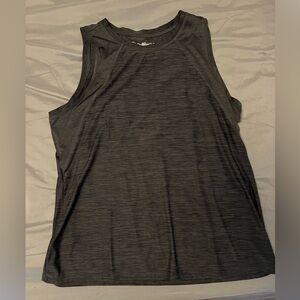Eddie Bauer Charcoal Gray Sleeveless Top Large